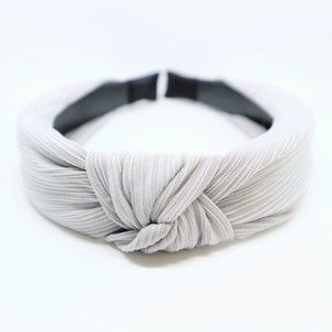 Gray Knotted Headband